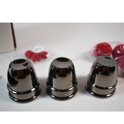 Monti Mini Cups in Black Chrome from Rings and Things II: brand new in the box