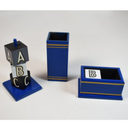 Babcock Miniature ABC Block and Flap Box Combination