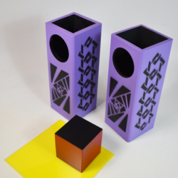 Large Twin Tube Block Penetration by Mel Babcock: new